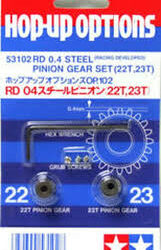 RD 0.4 Steel Pinion Gear set (22T, 23T)